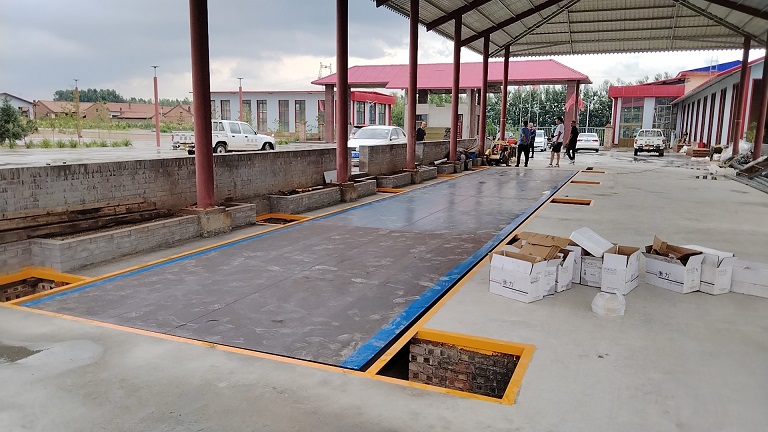 晉中榆社檢測(cè)站80噸3*18米地磅 晉中榆社檢測(cè)站80噸3*18米地磅